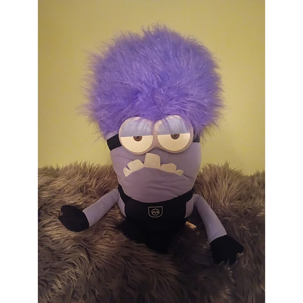 Despicable Me 2 Evil Minion Purple Plush 11" Toy Factory 2013